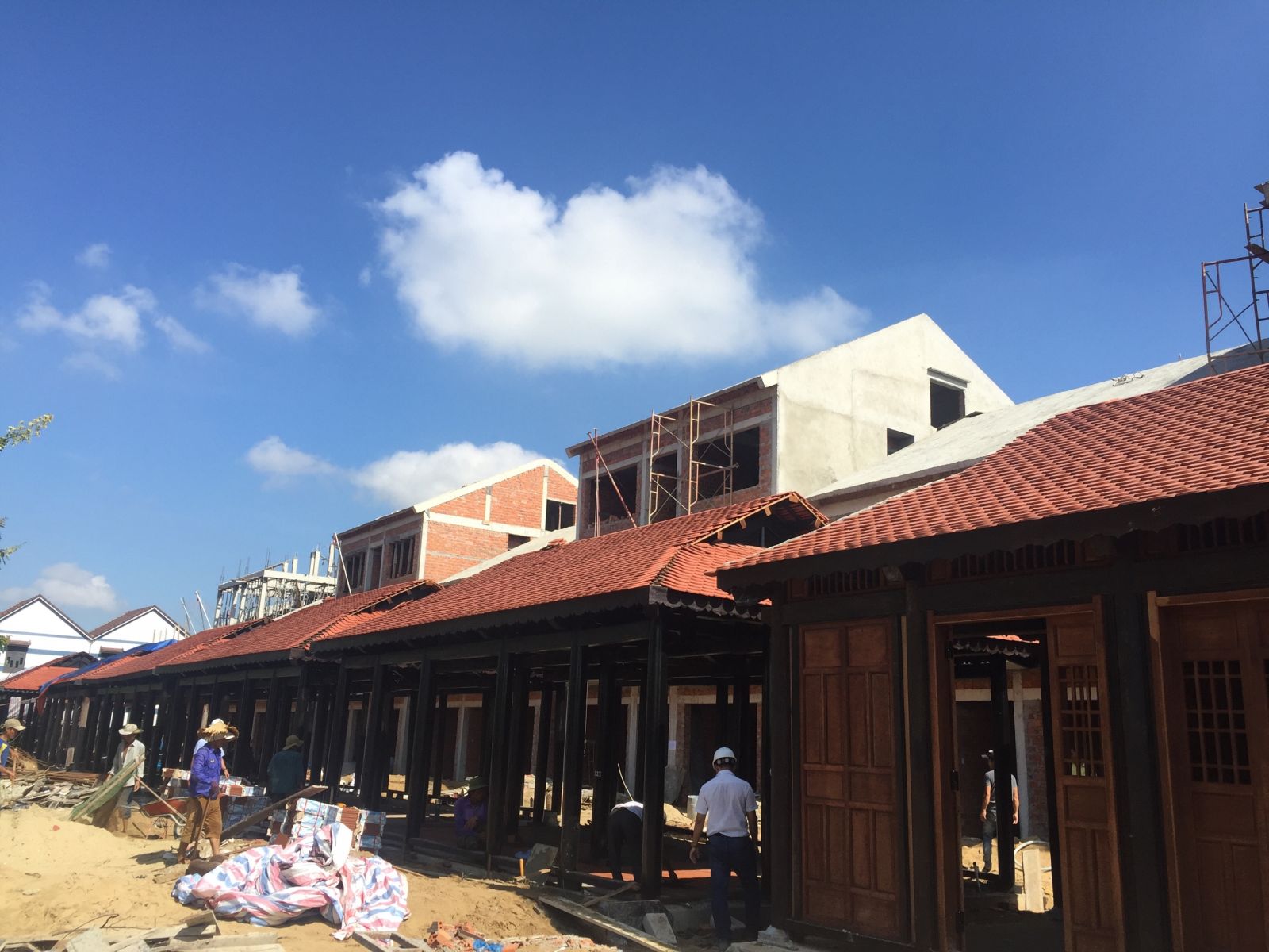 Một số hình ảnh tiến độ xây dựng dự án Hội An Town