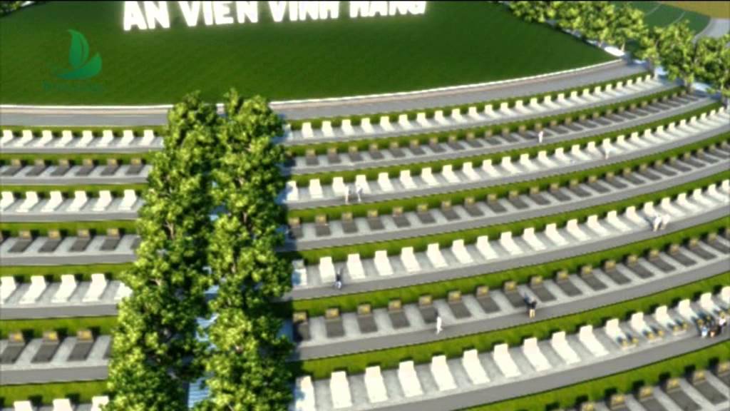 Công viên nghĩa trang An Viên Vĩnh Hằng nằm trên ngọn đồi cao, thiết kế bậc thang độc đáo