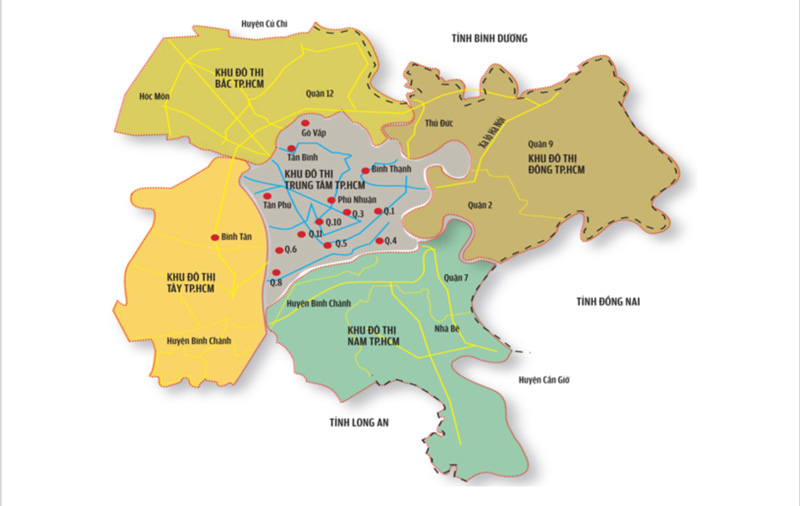 Bản đồ Thành Phố Hồ Chí Minh
