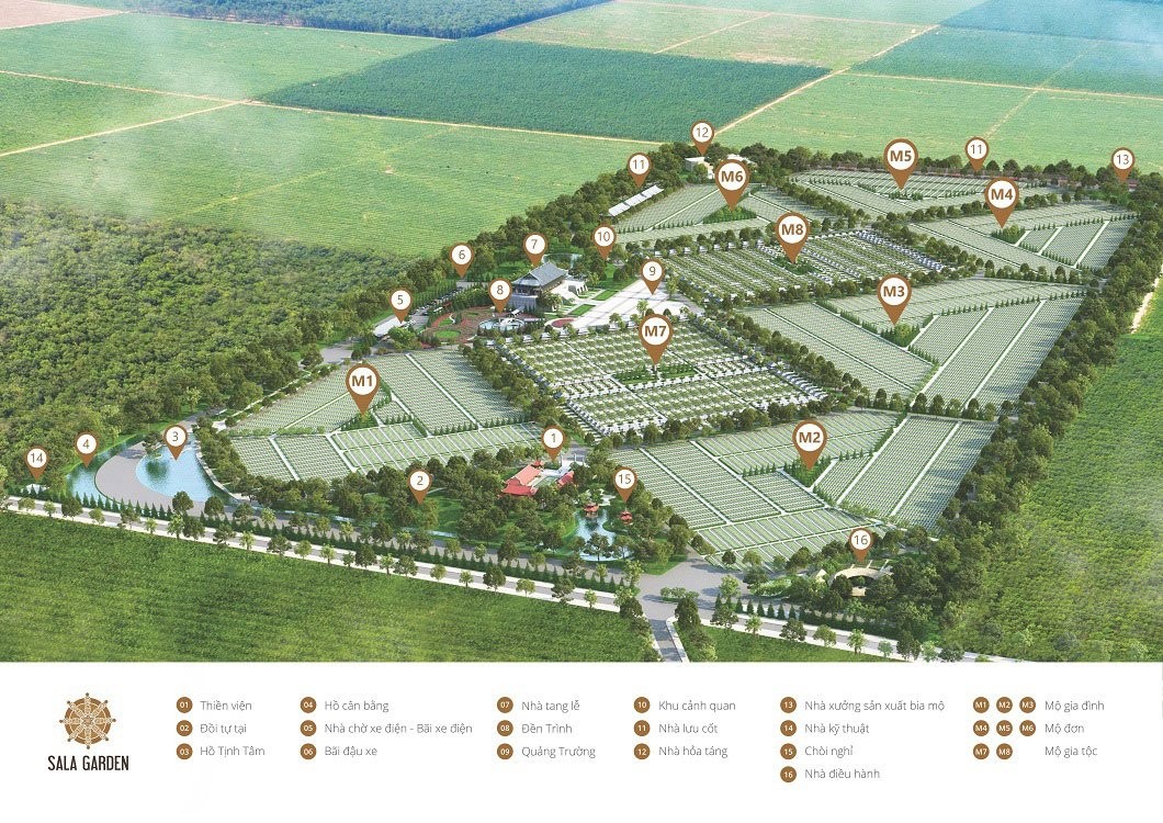 Bản đồ chia lô dự án