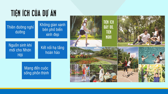 Chuỗi tiện ích cao cấp từ Nhơn Hội New City