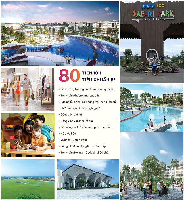 Dự án khu đô thị sinh thái Nhơn Hội mang đến tiện ích sống tiện nghi và đẳng cấp cho cư dân, khách nghỉ dưỡng