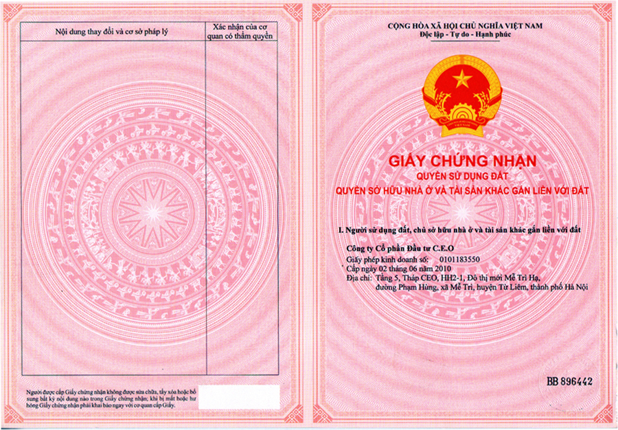 Muốn làm sổ hồng cần những giấy tờ gì?