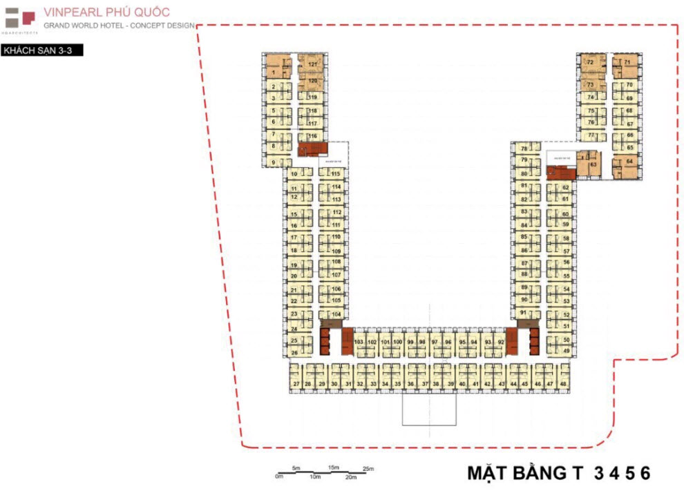 Mặt bằng dự án Grand World  Phú Quốc