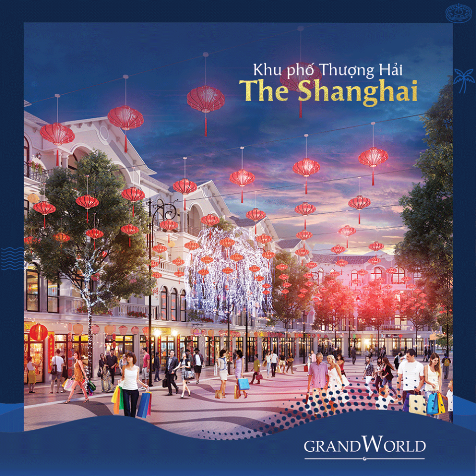 Khu phố thượng hải dự án Grand World  Phú Quốc