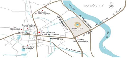 Khu đô thị phức hợp Vinhomes Star City sở hữu vị trí vàng